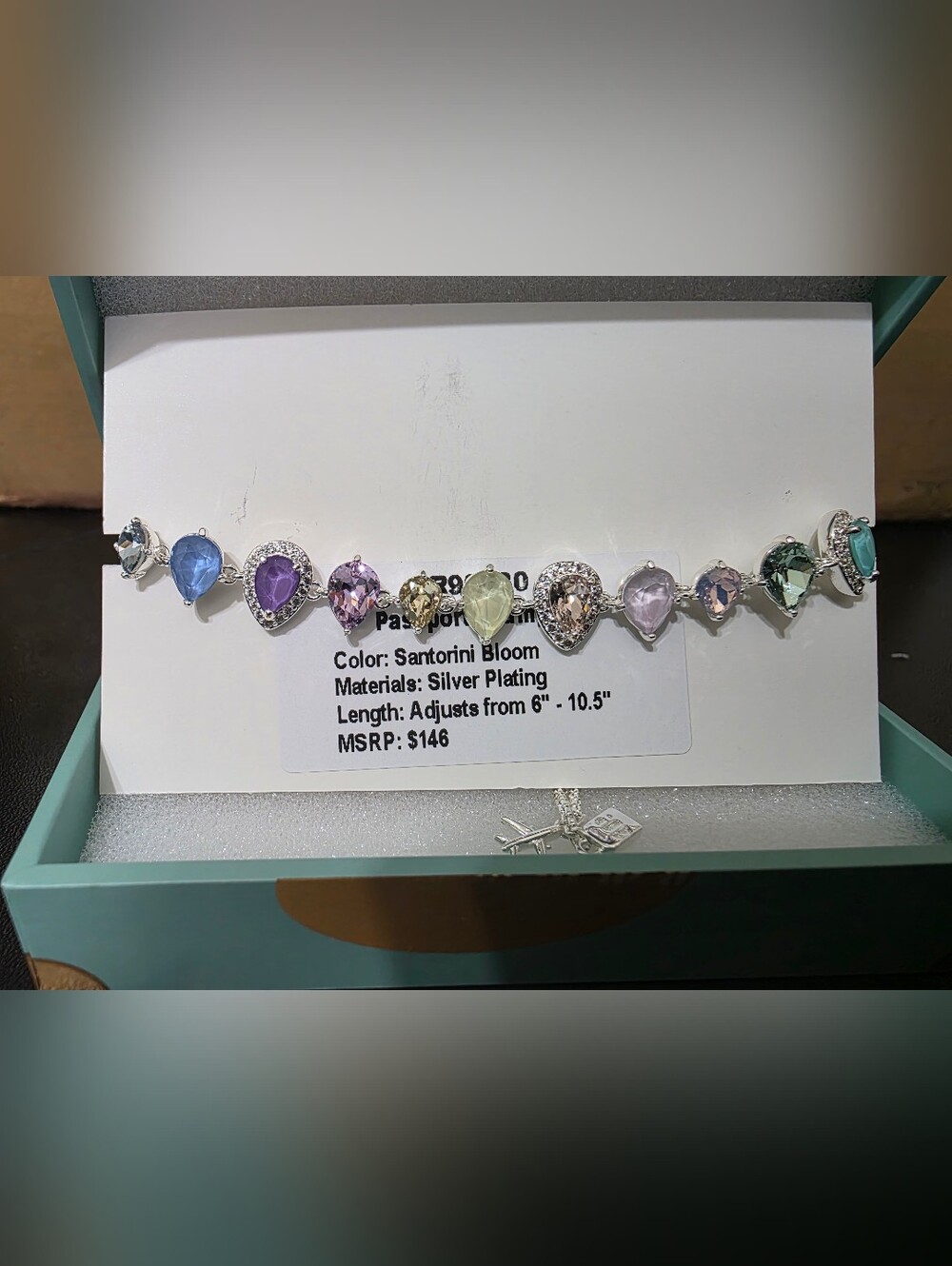 Santorini Bloom Jewel Candy Bracelet - Silver Plating